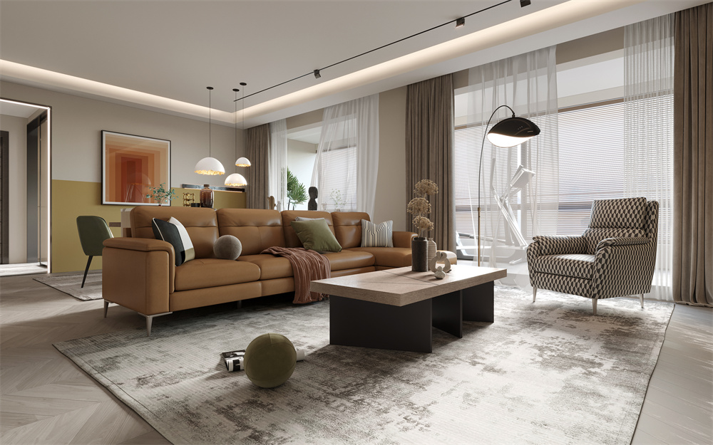 超大互动式客厅+满屋时尚家具，潮男设计师的家太高级！